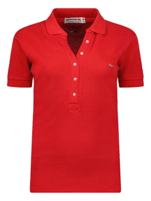 Geographical Norway Koszulka polo "Kelodie" w kolorze czerwonym rozmiar: XL