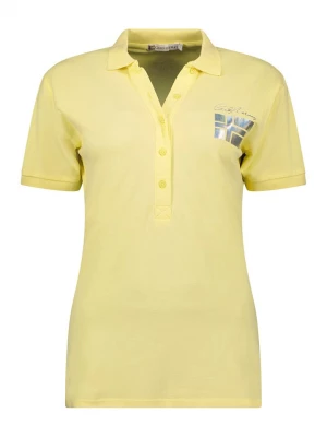 Geographical Norway Koszulka polo "Koquelicot" w kolorze żółtym rozmiar: M
