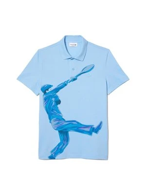 Koszulka polo Lacoste niebieski