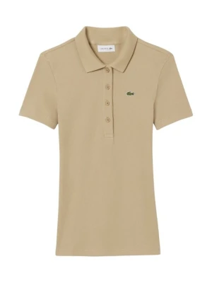 Koszulka polo Lacoste beżowy