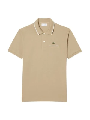 Koszulka polo Lacoste beżowy