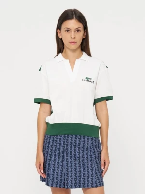 Koszulka polo Lacoste biały