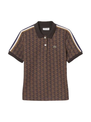 Koszulka polo Lacoste brąz