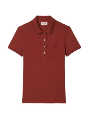 Koszulka polo Lacoste brązowy