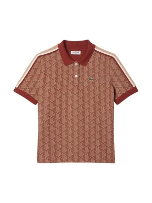 Koszulka polo Lacoste brązowy
