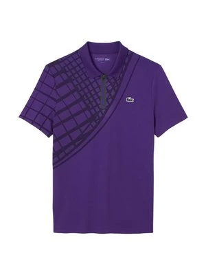 Koszulka polo Lacoste fioletowy