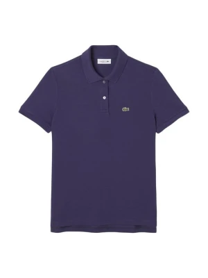 Koszulka polo Lacoste fioletowy