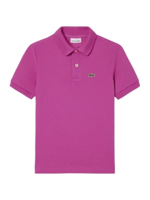 Koszulka polo Lacoste różowy
