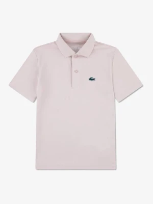 Koszulka polo Lacoste różowy