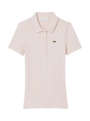 Koszulka polo Lacoste różowy