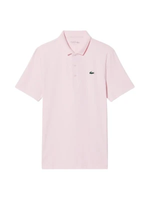 Koszulka polo Lacoste różowy