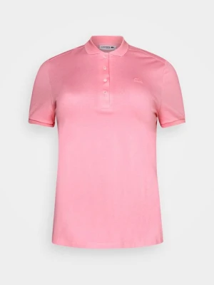 Koszulka polo Lacoste różowy