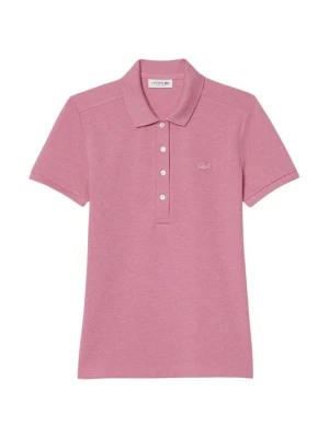 Koszulka polo Lacoste różowy