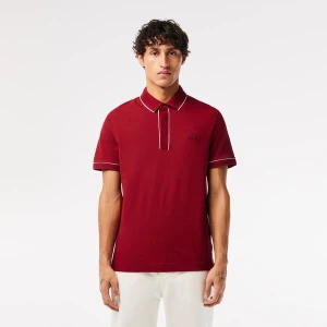 Koszulka polo Lacoste Smart Paris z elastycznej bawełny z kontrastowym wykończeniem