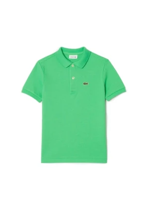 Koszulka polo Lacoste zielony neon