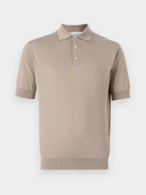 Koszulka polo Lardini brązowy