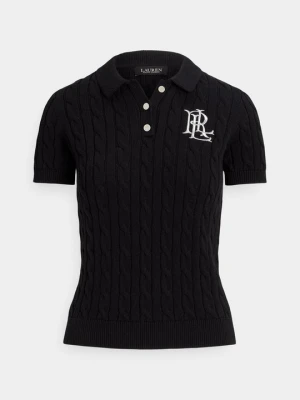 Koszulka polo Lauren Ralph Lauren czarny