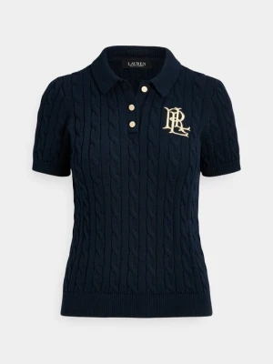 Koszulka polo Lauren Ralph Lauren granatowy