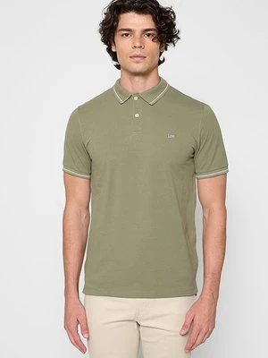 Koszulka polo Lee zielony