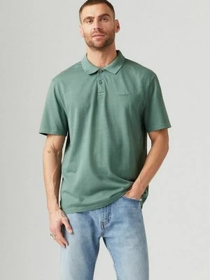 Koszulka polo Levi's zielony melanż
