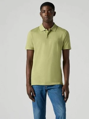 Koszulka polo Levi's zielony melanż