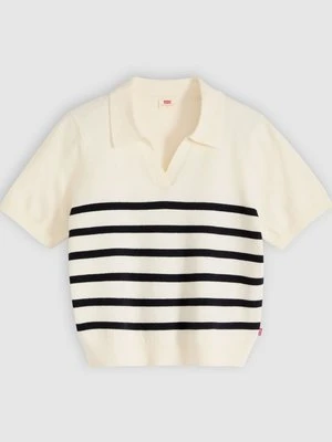 Koszulka polo Levi's mleczny