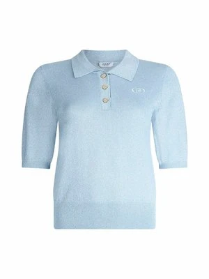 Koszulka polo Liu Jo jasnoniebieski