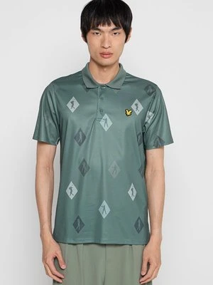 Koszulka polo Lyle & Scott zielony