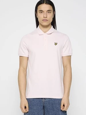 Koszulka polo Lyle & Scott jasnoróżowy