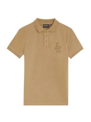 Koszulka polo Lyle & Scott brązowy