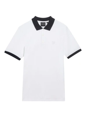 Koszulka polo Lyle & Scott biały