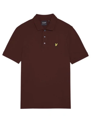Koszulka polo Lyle & Scott brązowy