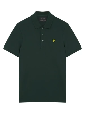 Koszulka polo Lyle & Scott ciemnozielony