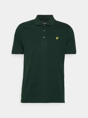 Koszulka polo Lyle & Scott ciemnozielony