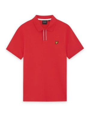 Koszulka polo Lyle & Scott czerwony