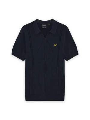 Koszulka polo Lyle & Scott granatowy