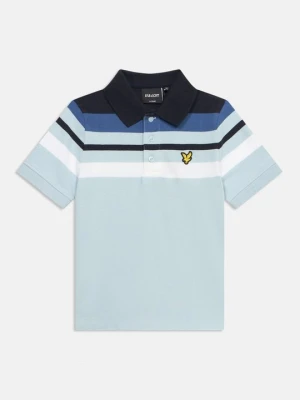 Koszulka polo Lyle & Scott jasnoniebieski