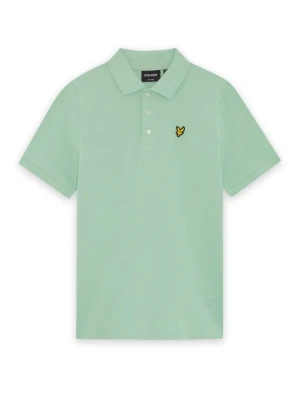 Koszulka polo Lyle & Scott jasnozielony