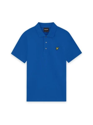 Koszulka polo Lyle & Scott niebieski