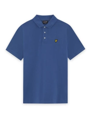 Koszulka polo Lyle & Scott niebieski