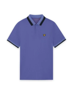 Koszulka polo Lyle & Scott niebieski