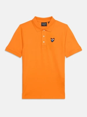 Koszulka polo Lyle & Scott pomarańczowy