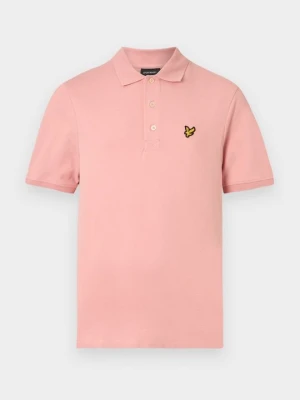 Koszulka polo Lyle & Scott różowy