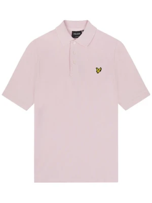 Koszulka polo Lyle & Scott różowy
