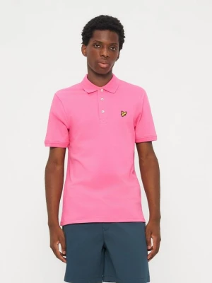 Koszulka polo Lyle & Scott różowy