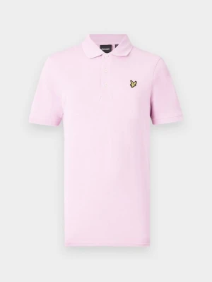 Koszulka polo Lyle & Scott różowy
