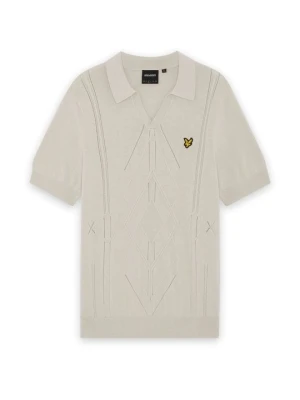 Koszulka polo Lyle & Scott taupe