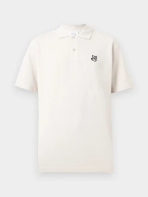 Koszulka polo Maison Kitsuné mleczny