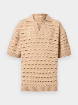 Koszulka polo Maison Kitsuné pomarańczowy
