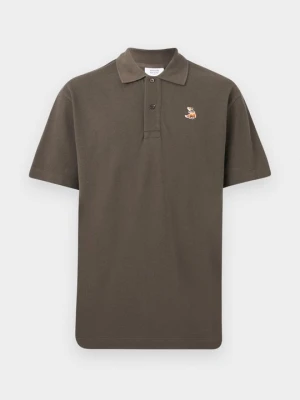 Koszulka polo Maison Kitsuné szary